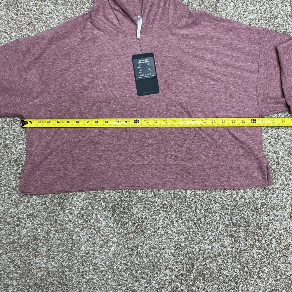 Fabletics Women's Heathered Pink Hoodie - Picture 7 of 7